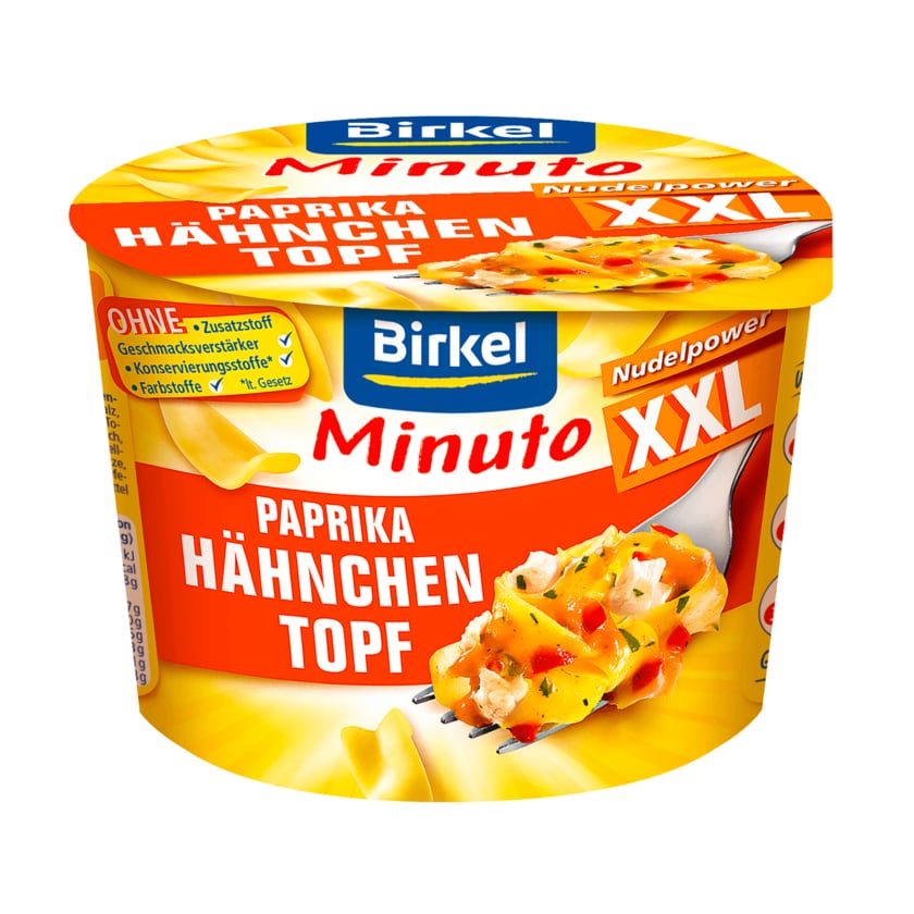 Birkel Minuto XXL Paprika Hähnchen Topf 82g